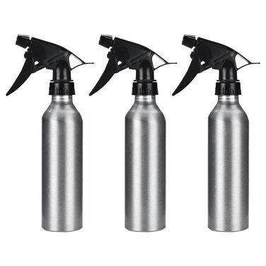 3pcs 250ml Spray Bottles Aluminum Fine Mister Water Sprayer Salon Travel Hand Water Sprayer