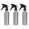 3pcs 250ml Spray Bottles Aluminum Fine Mister Water Sprayer Salon Travel Hand Water Sprayer