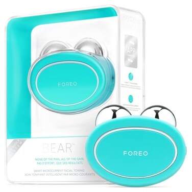 FOREO Bear Microcurrent Facial Device - Face Sculpting Tool - Instant Face Lift - Firm &amp; Contour - Non-Invasive - Increases Absorption of Facial Skin Care Products