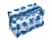 Cute makeup bag, transparent portable makeup bag, waterproof toiletries storage bag, large capacity pen bag (butterfly)