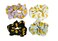 Happie Hare Scrunchies - Cotton Rounds Elastic Hair Bands - Scrunchy Hair Ties - Girls Hair Accessories - Gifts for Women (4 Pack, Softball Sport Scrunchie)
