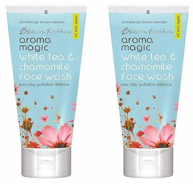Aroma Magic White Tea And Chamomile Face Wash (Pack Of 2) 100Ml