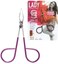 Best PROFESSIONAL Scissor TWEEZERS Great PRECISION for Facial Hair,Ingrown Hair,Fine Hair, Blackhead. LESS PAIN,Silver &amp; Purple Men/Women with EASY SCISSOR HANDLE Expert Tools Made in MEXICO (UPDATED)