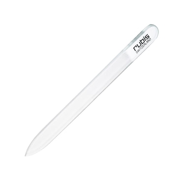 Rubis Straight Glass Nail File for Shaping and Smoothing Finger and Toenails, 1K700G, Made in Switzerland