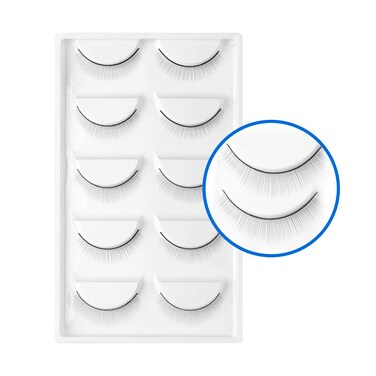 25 Pairs Practice Lashes for Eyelash Extensions Supplies Self-adhesive Practice Lashes Strip for Training Lash Extensions Beginner by WENDY LASHES