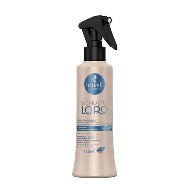 Haskell - Linha Bendito Loiro - Fluido Proteico Antidanos e Antiemborrachamento 120 Ml - (Saint Blond Collection - Anti Damage &amp; Stretchy Hair Protein Fluid 4 Fl Oz
