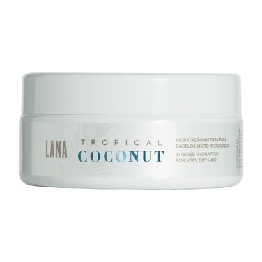 Lana Brasiles   Tropical Coconut Mask   Intense Hydration For Very Dry Hair   (200 gr / 7.05 oz.)