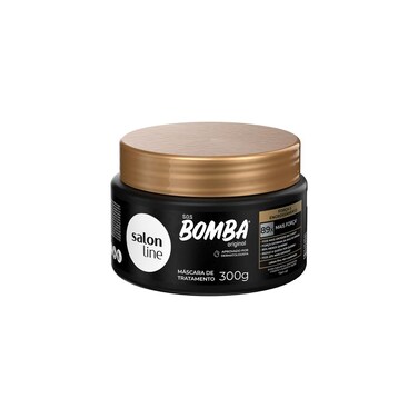 Salon Line - Linha SOS Bomba (Forca e Engrossamento) - Mascara Hidratante 300 Gr - (SOS Bomb (Strength and Thickening) - Moisturizing Mask Net 10.58 Oz)