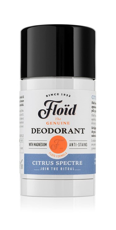 Deodorant with Magnesium Anti-Stains, Citrus Spectre 75 ml (2.5 Fl Oz) 1 unit - Made in Italy [italian import]