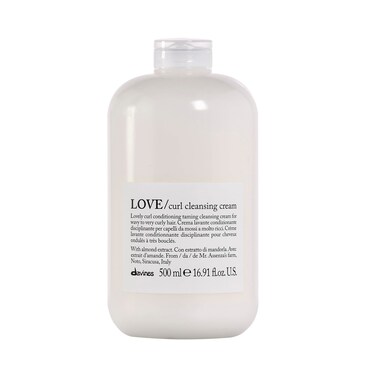 Davines LOVE Curl Cleansing Cream, All In One Shampoo and Conditioner, Soften and Hydrate Wavy And Curly Hair, 16.9 Fl. Oz