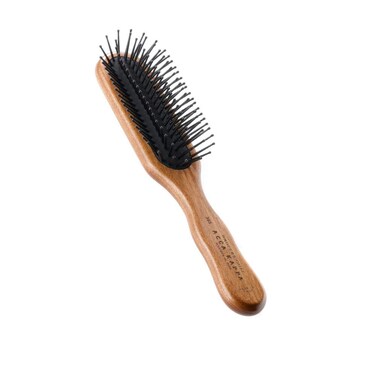 Acca Kappa Pneumatic Kotib&eacute; Wood Brush with Pom Pins
