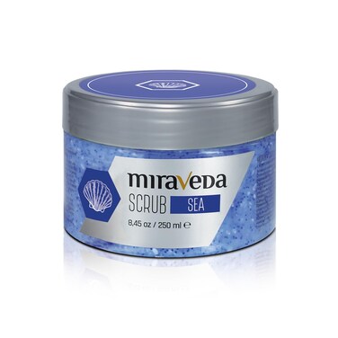 Miraveda by Italwax Sea Scrub - 250ml / 8.45fl.oz - Scrubs for professional and home use skin care - Moisturizing and nourishing treatments on the hands, feet, and body​