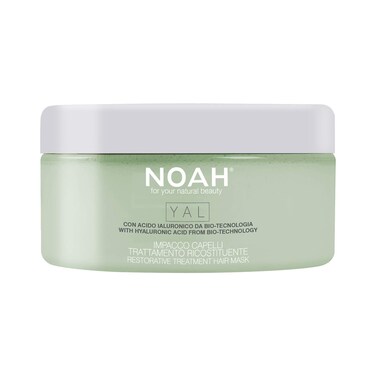 NOAH for your natural beauty Restore Hair Mask, 6.76 fl.oz - Hydrating, Anti Aging Hair Mask with Hyaluronic Acid, Avocado Oil, Coconut Oil extracts, Paraben Free, Deep Hair Conditioner