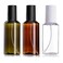 Portable Travel Spray Bottle,3Pcs 100ml/3oz Fine Mist Hairspray Bottle for Essential Oils, Empty Airless Makeup Face Spray Bottle Clear Refillable Travel Containers for Cosmetic Skincare Perfume.