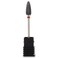 (3U-F-Red) Ceramic Nail Drill Bits 3/32''(2.35mm) Electric Nail Filing Bit Heads for Manicure Pedicure Cuticle Remove Acrylic Nails Gel Nail Polish &hellip;