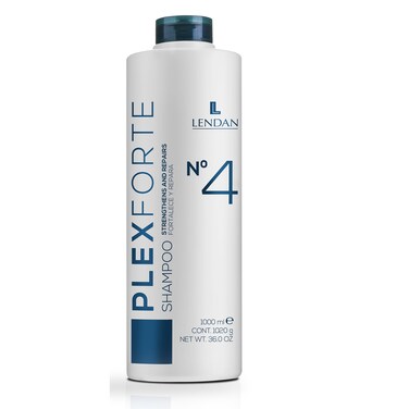 Lendan - Repair Shampoo - Plex Forte N&ordm;4 Shampoo - 1000 ml - Repairs and Strengthens Hair - Deep Cleanses - Normalizes Hair pH - Anti-Frizz - Deep Hair Hydration