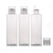 3PCS 250ml/8.5oz Empty Clear Plastic Soft Squeeze Bottle With Flip Cap Refillable Cosmetic Makeup Travel Sample Packing Tube Container Jars for Cosmetic Bath Shower Gel Lotion Liquid Shampoo