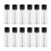 12 Pack Plastic Travel Bottle with Flip Lid Empty Container Jar for Sample Emollient Shower Gel Emulsion Cosmetic Water size 20ML/0.7OZ