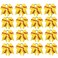 16PCS 8" Large Cheer Hair Bows Ponytail Holder Elastic Band Handmade for Cheerleading Teen Girls College Sports (16 Pcs) (Baseball Yellow)