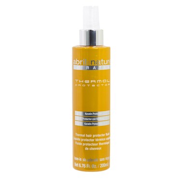 abril et nature - Keratin Repair Thermal Protector - All Hair Types - Protects Hair from Straighteners and Hair Dryers - With Keratin - Hydrated and Soft Hair - 200 ml