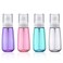 Cosywell Fine Mist Spray Bottle 3.4oz/ 100ml Empty Cosmetic Refillable Travel Containers Plastic Hair Spray Bottle Sprayer for Perfume Skincare Makeup Lotion (4color)
