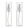 Fine Mist Spray Bottle Plastic Spray Bottles 3.4oz/100ml 2Pack Makeup Setting Sprayer TSA Approved Empty Cosmetic Refillable Travel Bottle Water Perfume Essential Oils Skincare Makeup Lotion Hair Mist