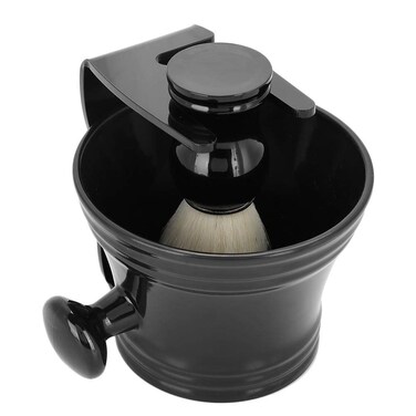 Shaving Brush Set, 3 in 1 Shaving Kit for Men Hair Beard Brush with Stand Shaver Holder and Shaving Bowl Men's Shaving Brush And Bowl Mug for Father Day Gifts