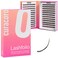 Curacoro LashFolio Wet Promade Fans, Handmade Volume Eyelashes, 5D To 10D, C CC D Curl, 0.03~0.07 mm, 8-13mm Mix Length, Professional Long-Lasting Promade Lash Fans (5D-0.07 CC 8mm-13mm)