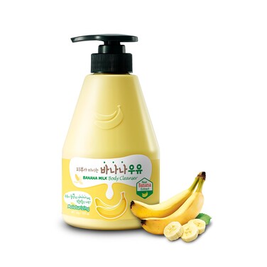WELCOS KWAILNARA Banana Milk Body Wash &ndash; Korean Body Wash with Banana Extract for Soft, Hydrated Skin 560 g / 19.75 oz.