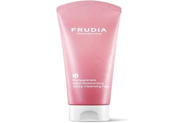 FRUDIA WELCOS Pomegranate Nutri-Moisturizing Sticky Cleansing Foam   Korean Skin Care Face Cleanser for Firmness &amp; Hydration   Facial Cleanser w/Adenosine &amp; Pomegranate Extract (4.90 fl oz)
