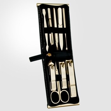 Korean Nail Clippers! World No. 1. Three Seven (777) Travel Manicure Grooming Kit Nail Clipper Set Made in Korea Since 1975 (970BG)