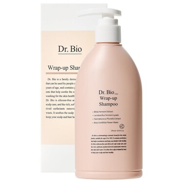 Wrap-Up Shampoo, Hydrating and Soothing Hair Shampoo with Probiotcs and Cica, Hair and Scalp Care for Sensitive Scalp, Smooth and Shiny Hair, Vegan, Silicone &amp; Paraben Free, Korean Hair Care