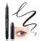Witch's Pouch Eyeliner Liquid Liner Waterproof Thin Tip Tattoo Black Dark Brown Slim Long Lasting Satin Finish Smudge Free Korean Eye Makeup (02 Soft Brown)