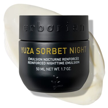 Erborian-Yuza Sorbet-Vitamin C Night Cream-Nourishing &amp; Hydrating Moisturizer To Boost Radiance, Soothe Dehydrated Face Skin &amp; Help Fight Signs Of Aging - Reinforced Nighttime Emulsion-1.7 Oz
