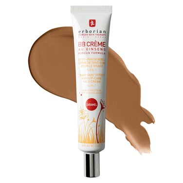 Erborian BB Cream with Ginseng - Lightweight Buildable Coverage with SPF &amp; Ultra-Soft Matte Finish - Korean Face Skincare