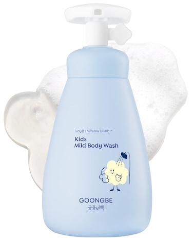Kids' Mild Body Wash - Korean Kids Body Cleanser - Hydrating &amp; Refreshing Low pH Soft Bubble Foaming with Panthenol and Amino Acids - Allergen Free Scent, 10.1 fl.oz.