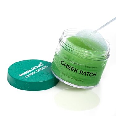 MANIA HOLIC Cheek Patch - Hydrogel Facial Toner Pads for Hydrating and Cooling Flushed Skin, Korean Skincare, 6.34 fl oz. (60 count)