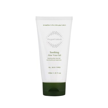 Soothing Aloe Vera Gel (150ml/5 fl. oz) &ndash; Natural Hydrating Gel for Face &amp; Body, Moisturizing After-Sun Care with Aloe Vera, Centella Asiatica, and Hyaluronic Acid