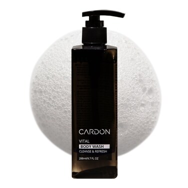 Cardon Acne Clearing Men's Body Wash, Korean Skin Care, All Natural Green Tea Extract, Sea Buckthorn, &amp; Cica Combat Breakouts, Prevent Body Odor to Deeply Cleanse w/o Stripping (1 PK)