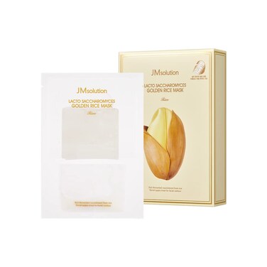 JMSOLUTION Lacto Golden Rice extracted Moisturizing Mask Korean Facial Skincare mask-Anti aging Richy Nuturition for all skins