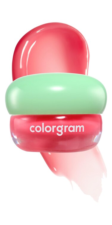 COLORGRAM Tintin Dory Lip Jam 03 Peach   Tinted Lip Jam, Hydrating &amp; Plumping Lip Balm with Lightweight, Non-Sticky Formula   Clear Radiance &amp; Semi-Transparent Color