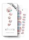 [P Newtro No.1] Real Gel Nail Strip by ohora - 30pcs with Prep pad, Mini Nail File, Wood Stick, DIY Toe Nail Art Starter Kit, No Glue, Non Soak-Off
