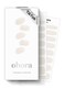 ohora Semi Cured Gel Nail Strips (N Cream Cotton) - White, Solid, Works with Any UV/LED Lamps, Salon-Quality, Long Lasting, Easy to Apply &amp; Remove - Includes 2 Prep Pads, Nail File &amp; Wooden Stick