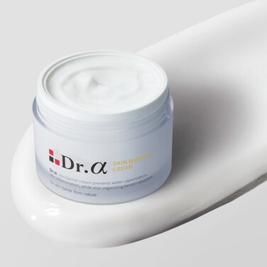 Dr Alpha Skin Barrier Cream 80ml, Moisturizing for Dry, Sensitive Skin, Face Care Lotion, Rejuvenating Face, Body, Legs