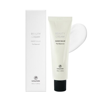 SON&amp;PARK Beauty Water Vegan Hand Balm Cream THE RESERVOIR, Instant Relief Moisturizing Hand Lotion, Shea Butter, Fast Absorbing, Fragrance Hand Balm, On-the-Go Hydration &amp; Protection (50mL, 1.69fl.oz)