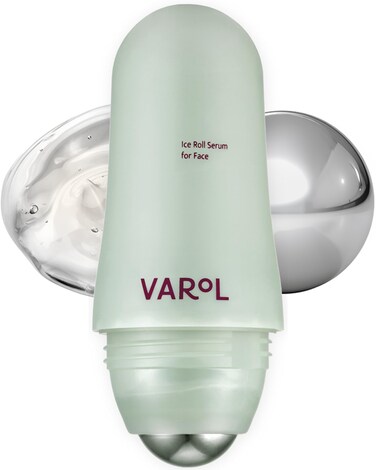 Ice Roll Serum for Face, Puffy Eyes - Pore Minimizing Serum with Ice Roller for Puffiness Relief, Soothing, Hydrating, Korean Skin Care &amp; Gua Sha Facial Tool - 1.69 fl.oz (50ml)