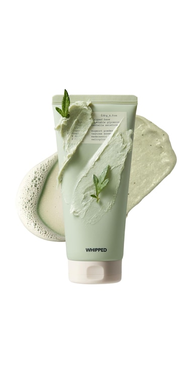 WHIPPED Cream Facial Cleanser Mugtree - Mugwort &amp; Teatree Face Wash - For Oily Skin, Sebum &amp; Pore Care - Moisturizing Face Cleanser, Niacinamide, Hyaluronic Acid, Vegan Korean Skincare, 6.76 fl. oz