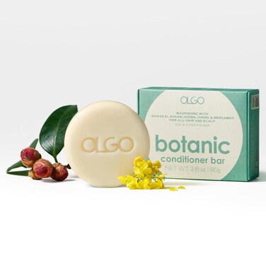 Botanic Conditioner Bar 2.8oz - Vegan   Solid conditioner for rich and healthy nutrition from Argan, Jojoba oil, Shea butter with Bergamot   Sustainable   No sulfates, silicones, QAS, parabens