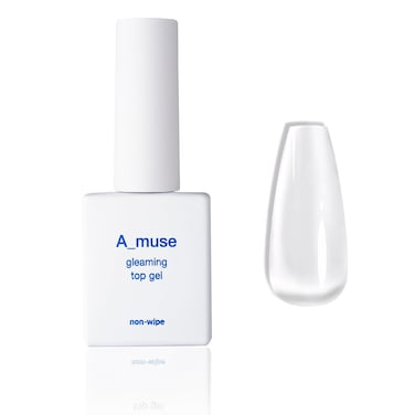 Top Coat Nail Polish, Gel Top Coat, No Wipe, High Shine, Chip-Resistant, UV Resistant, DIY Nail Art, 0.34 fl oz