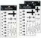 Umama Tattoos 3 Sheets Cross Temporary Tattoo Body Art Tattoo Sticker 3D Waterproof Men Women Realistic tattoos Cross Cartoon Pattern